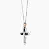 Hot Zancan White Gold Necklace With Cross And Diamonds. Colliers