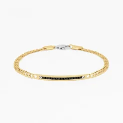 New Zancan Yellow Gold Bracelet With Diamonds. Bracelets