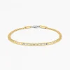 New Zancan Yellow Gold Bracelet With Diamonds. Bracelets