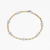 Fashion Zancan Yellow Gold Bracelet With Wind Rose Bracelets
