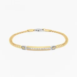 Best Sale Zancan Yellow Gold Bracelet With Diamonds. Bracelets