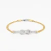Cheap Zancan Yellow Gold Bracelet With Diamonds. Bracelets